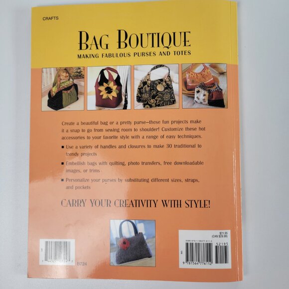 Purse & Tote Sewing Bundle – 7 Patterns + 3 DIY Books - Picture 10 of 16